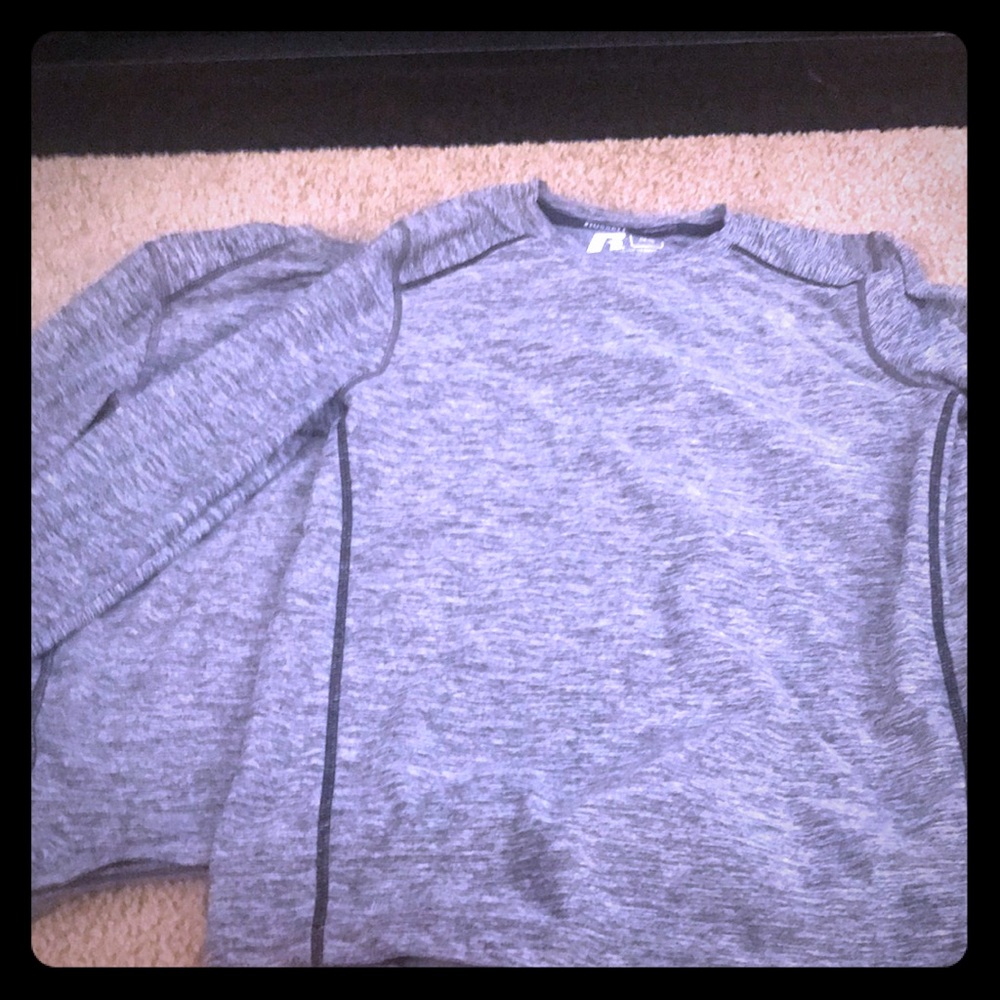 Boys size 10/12 Russell long and short shirts